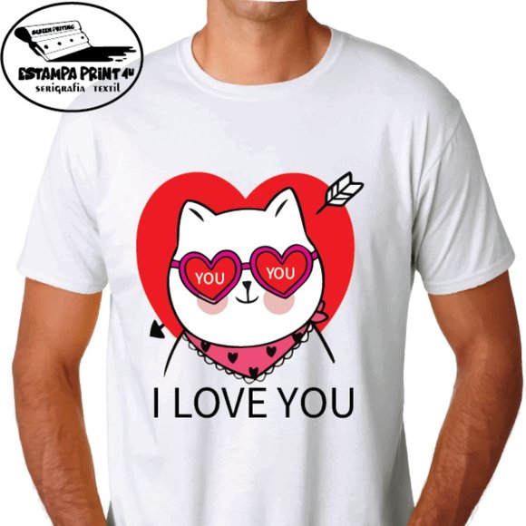 I LOVE YOU T-SHIRT UNISEX VALENTINE'S DAY - Picture 1 of 1